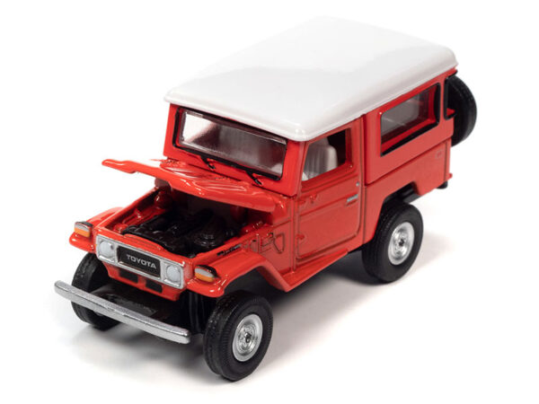 v1 jlsp329 - Godzilla -1980 Toyota Land Cruiser in Red with White Roof