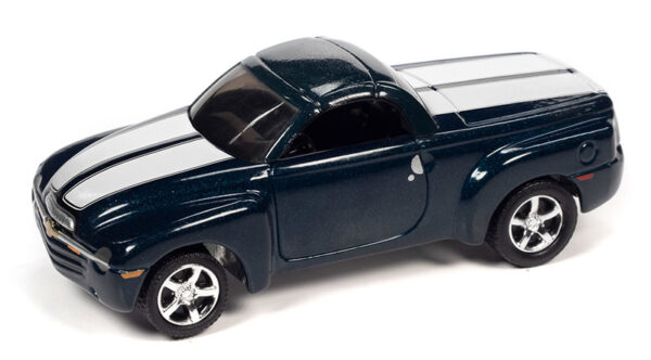 jlsp279 a - 2005 Chevrolet SSR in Bermuda Blue with White SS Stripes