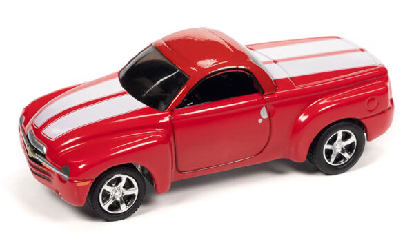 jlsp279 b - 2005 Chevrolet SSR in Torch Red with White SS Stripes