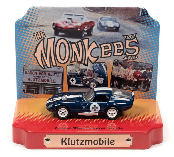 jlsp334 - The Monkees - Shelby Daytona Cobra - The Klutzmobile with Tin display in Midnight Blue and White