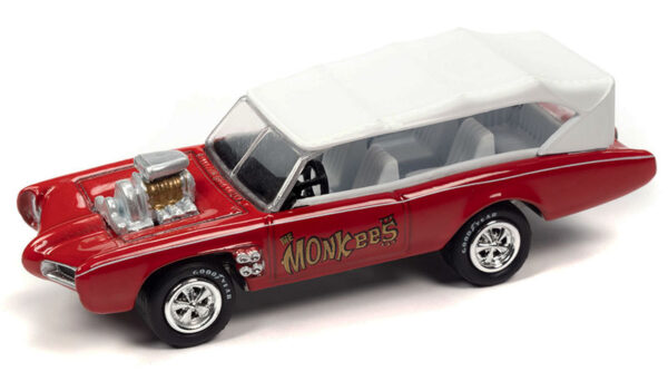 v1 jlsp333 - The Monkees - Monkees Mobile with Tin display in Red and White