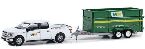 32290 c - 2018 Ford F-150 SuperCrew with Double-Axle Dump Trailer- Waste Management