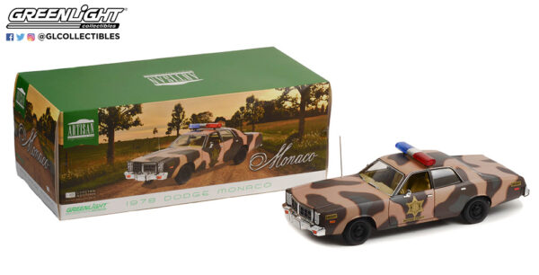 19117 1 18 artisan collection 1978 dodge monaco hazzard county camouflage sheriff b2b out of package - Hazzard County Camouflage Sheriff - 1978 Dodge Monaco