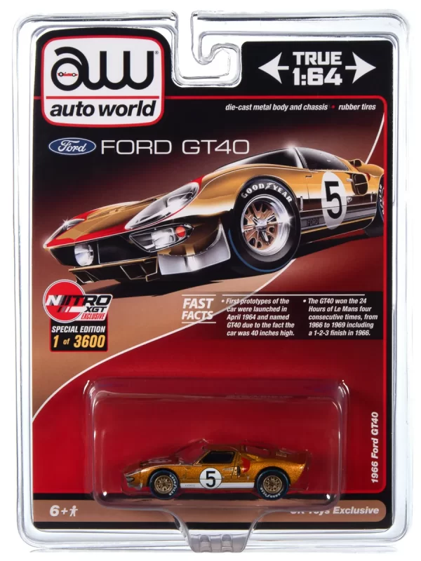 cp7923 - 1966 FORD GT40- GOLD