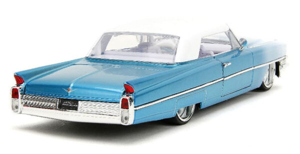 v2 34897 - 1963 Cadillac in Candy Blue Gradient with Base - Pink Slips