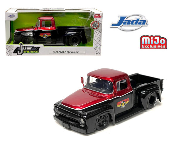 34306 - 1956 Ford F-100 Pro Stock Mickey Thompson – Black With Red Two Tone – Just Trucks – MiJo Exclusives
