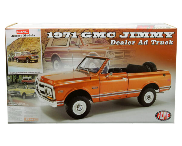 a1807710 1 - 1971 GMC Jimmy Dealer Ad Truck – Copper Poly with White Removable Top – Limited 1 of 948