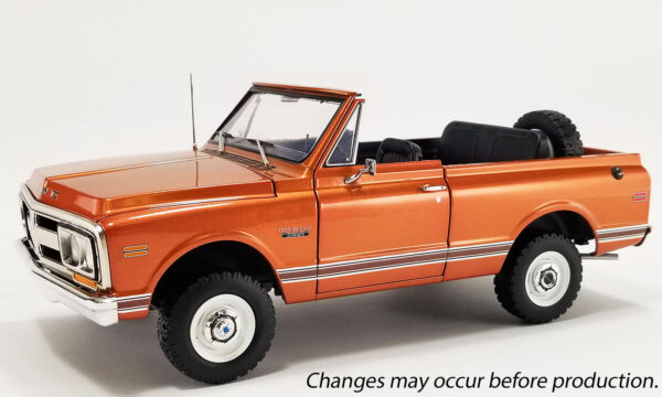 a1807710e - 1971 GMC Jimmy Dealer Ad Truck – Copper Poly with White Removable Top – Limited 1 of 948