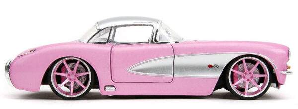 35161b - 1957 Chevrolet Corvette in Pink with Base Pink Slips
