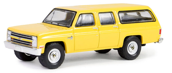 35280 d - 1987 Chevrolet Suburban K20 Custom Deluxe in Construction Yellow