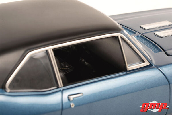 v5 18973 - 1969 Chevrolet Nova in Blue with Black Vinyl Top The Mod Squad (TV Series 1968-73)